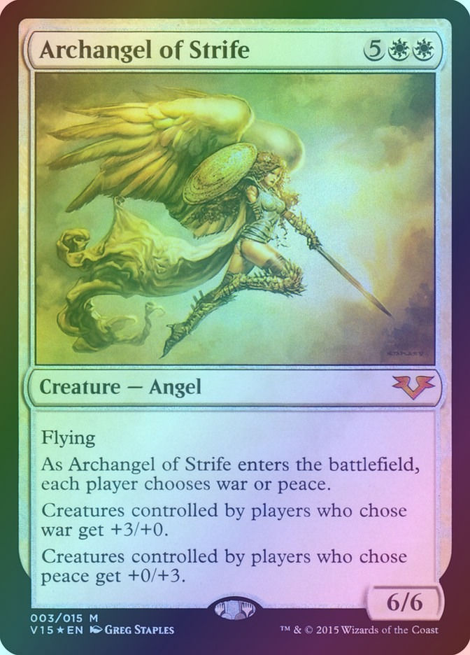 Archangel of Strife (V15) (3) / Foil