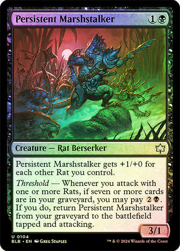 Persistent Marshstalker (blb) (104) / Foil