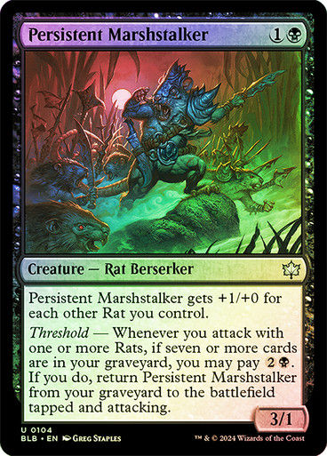 Persistent Marshstalker (blb) (104) / Foil