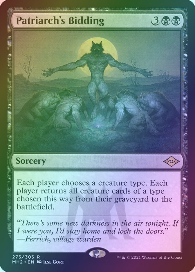 Patriarch's Bidding (MH2) (275) / Foil