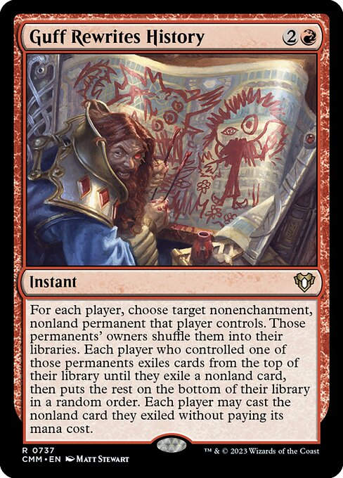 Guff Rewrites History (cmm) (Commander Deck)