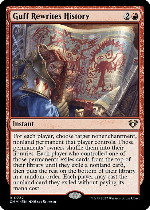 Guff Rewrites History (cmm) (Commander Deck)