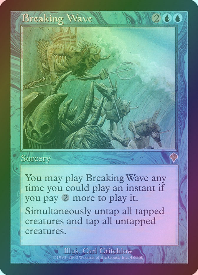 Breaking Wave (INV) (48) / Foil