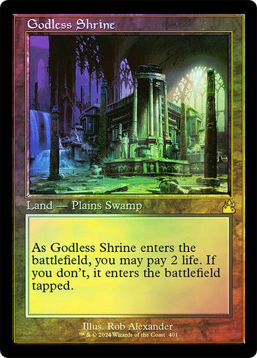 Godless Shrine (rvr) (401) / Retro / Foil
