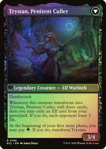 Trystan, Callous Cultivator // Trystan, Penitent Culler (ECL) (199) / Foil — cara 2 de 2