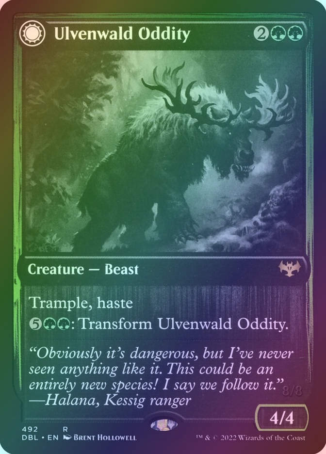 Ulvenwald Oddity // Ulvenwald Behemoth (DBL) (492) / Foil