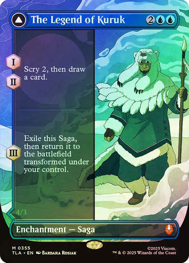 The Legend of Kuruk // Avatar Kuruk (TLA) (355) / Borderless / Foil