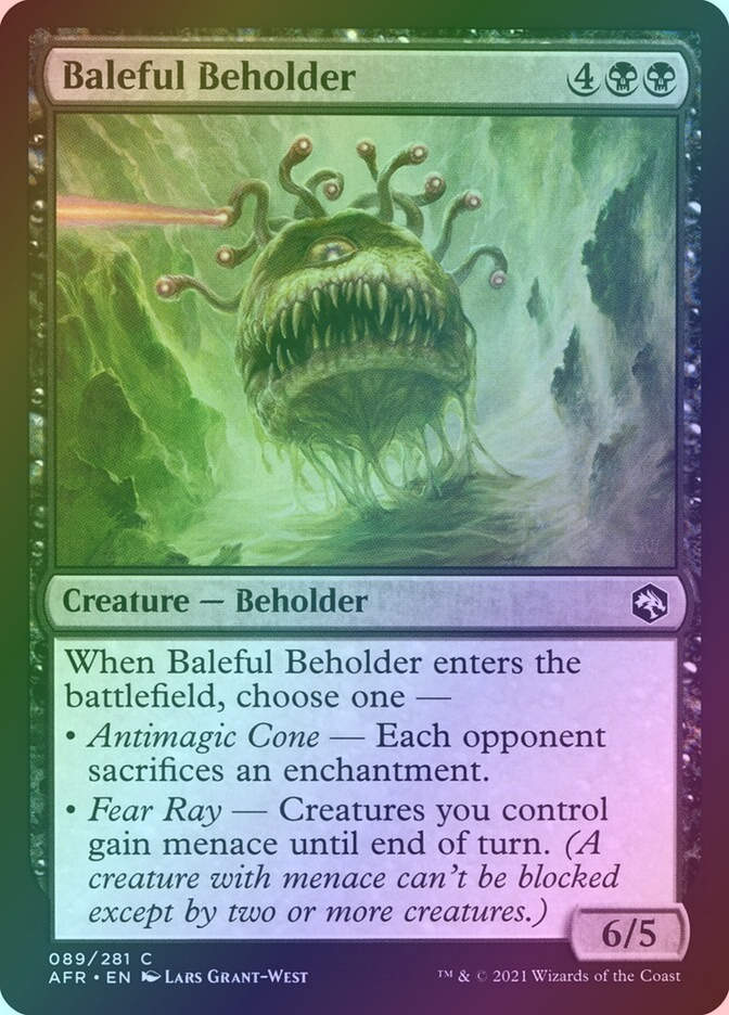 Baleful Beholder (AFR) (89) / Foil
