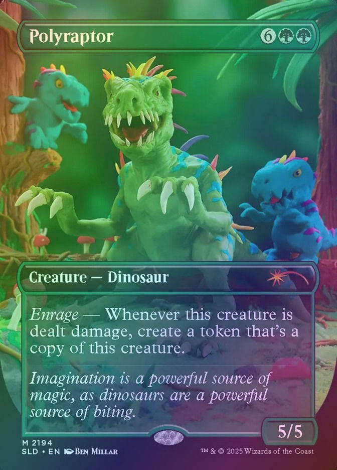 Polyraptor (SLD) (2194) / Borderless / Foil