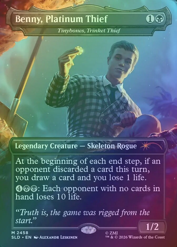 Tinybones, Trinket Thief (SLD) (2458) / Borderless / Foil