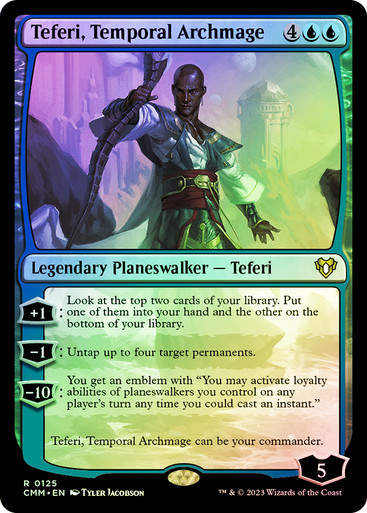 Teferi, Temporal Archmage (cmm) / Foil