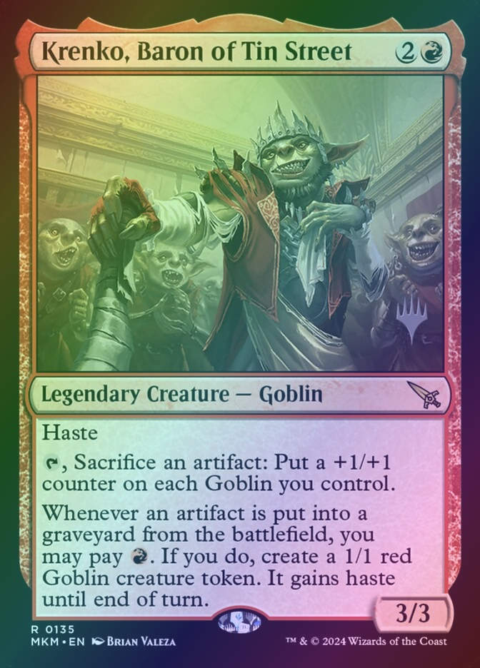 Krenko, Baron of Tin Street (PMKM) (135p) / Foil