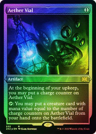 Aether Vial (2X2) / Etched Foil
