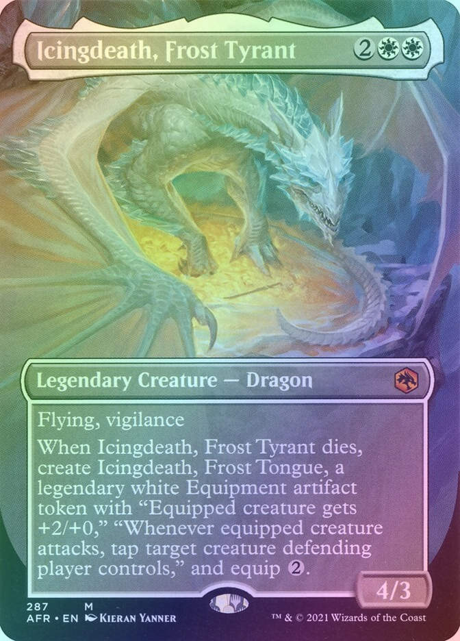 Icingdeath, Frost Tyrant (AFR) (287) / Borderless / Foil
