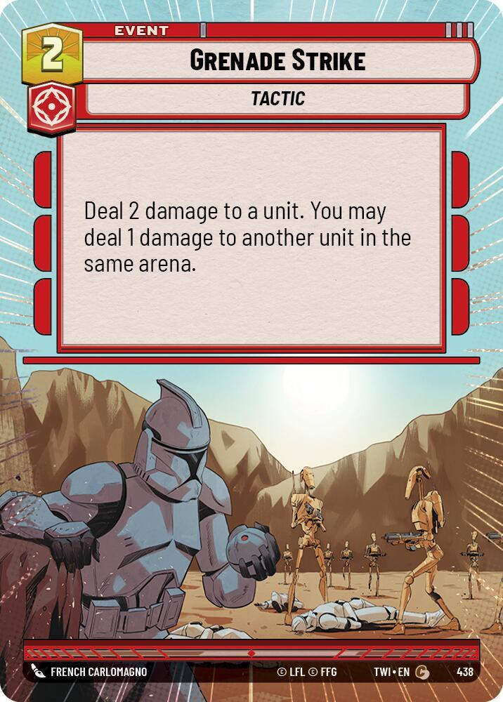 Grenade Strike (Hyperspace) (TWI) (438) / Foil