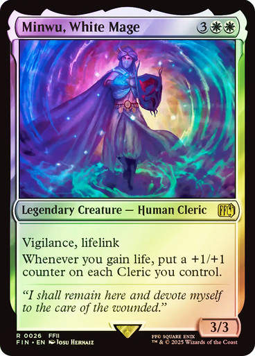 Minwu, White Mage (FIN) (26) / Foil