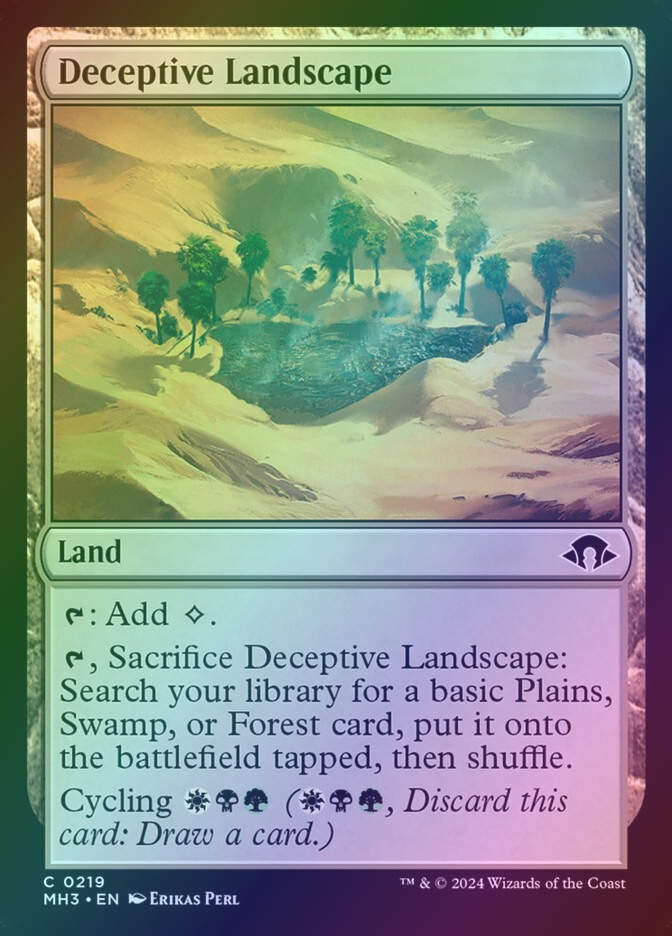 Deceptive Landscape (MH3) (219) / Foil