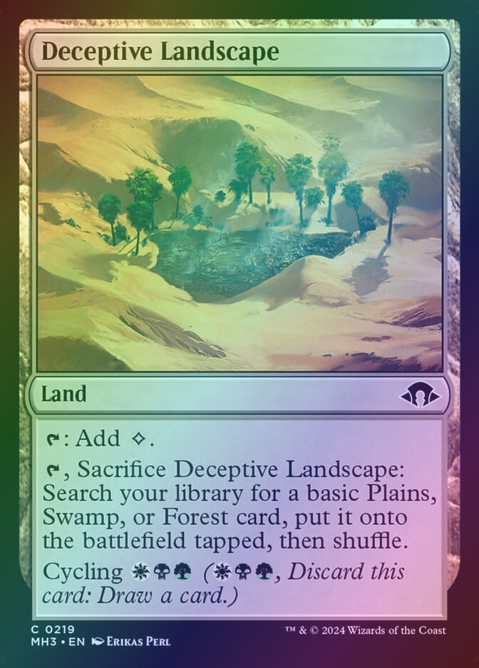 Deceptive Landscape (MH3) (219) / Foil
