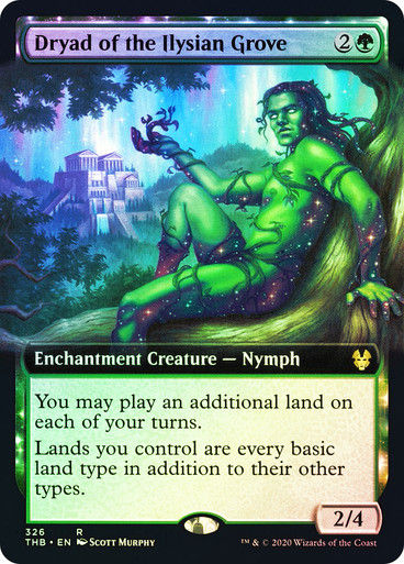 Dryad of the Ilysian Grove (THB) (326) / Extended Art / Foil