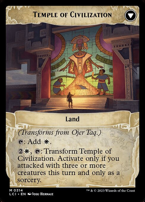 Ojer Taq, Deepest Foundation // Temple of Civilization (lci) / Showcase — cara 2 de 2