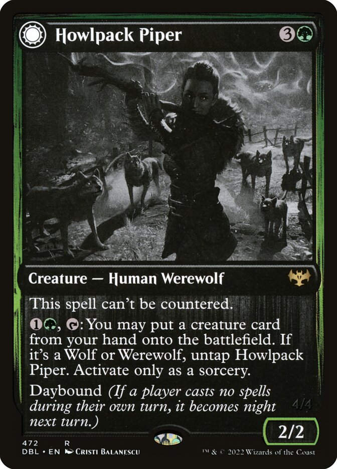 Howlpack Piper // Wildsong Howler (DBL) (472)