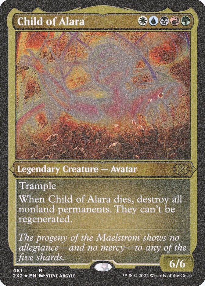 Child of Alara (2X2) (481) / Foil Etched