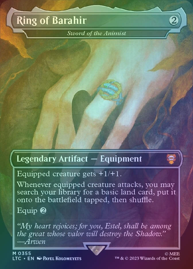 Sword of the Animist (LTC) (355) / Borderless / Foil