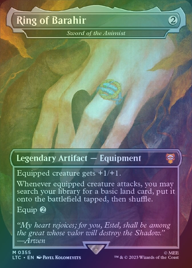 Sword of the Animist (LTC) (355) / Borderless / Foil