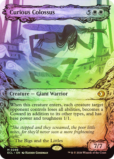 Curious Colossus (ECL) (298) / Showcase / Foil