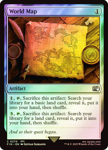 World Map (FIN) (270) / Foil