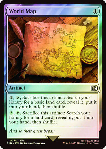 World Map (FIN) (270) / Foil