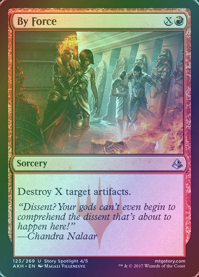 By Force (AKH) (123) / Foil