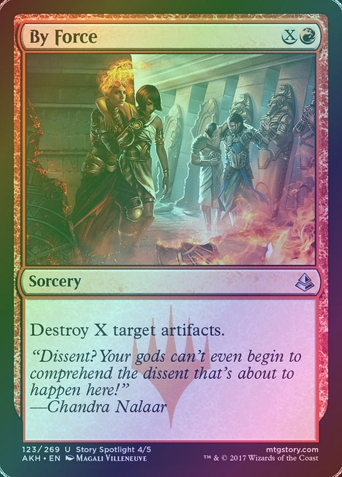 By Force (AKH) (123) / Foil