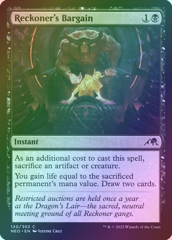 Reckoner's Bargain (NEO) (120) / Foil