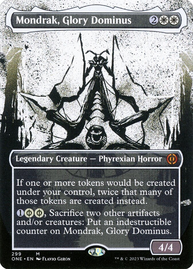 Mondrak, Glory Dominus (ONE) (299) / Borderless / Showcase