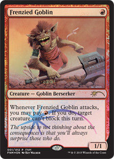 Frenzied Goblin (f15) / FNM Foil