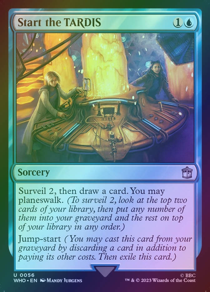 Start the TARDIS (WHO) (56) / Foil