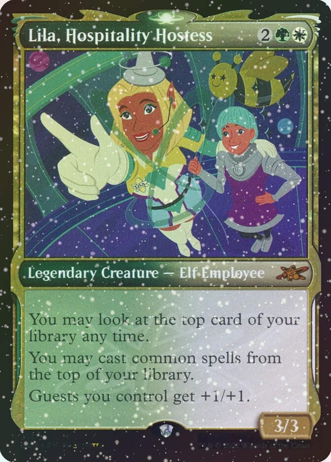 Lila, Hospitality Hostess (UNF) (513) / Showcase / Galaxy Foil