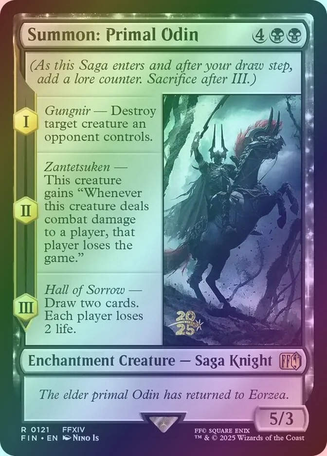 Summon: Primal Odin (PFIN) (121s) / Foil