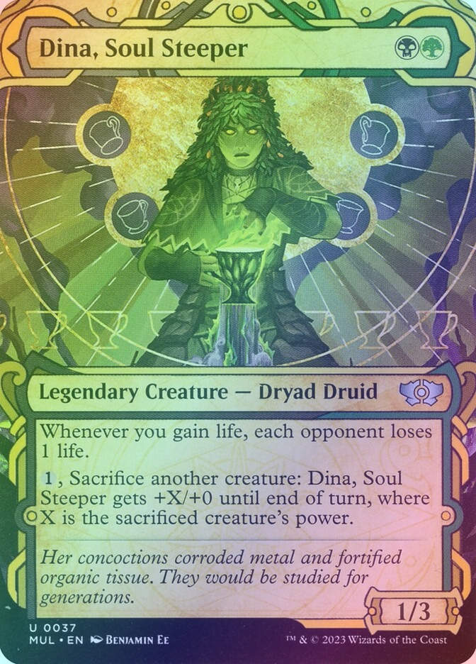 Dina, Soul Steeper (MUL) (37) / Borderless / Showcase / Foil