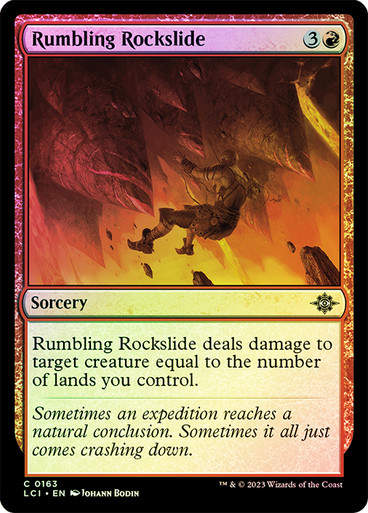 Rumbling Rockslide (lci) / Foil
