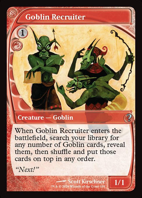 Goblin Recruiter (MB2) (193)