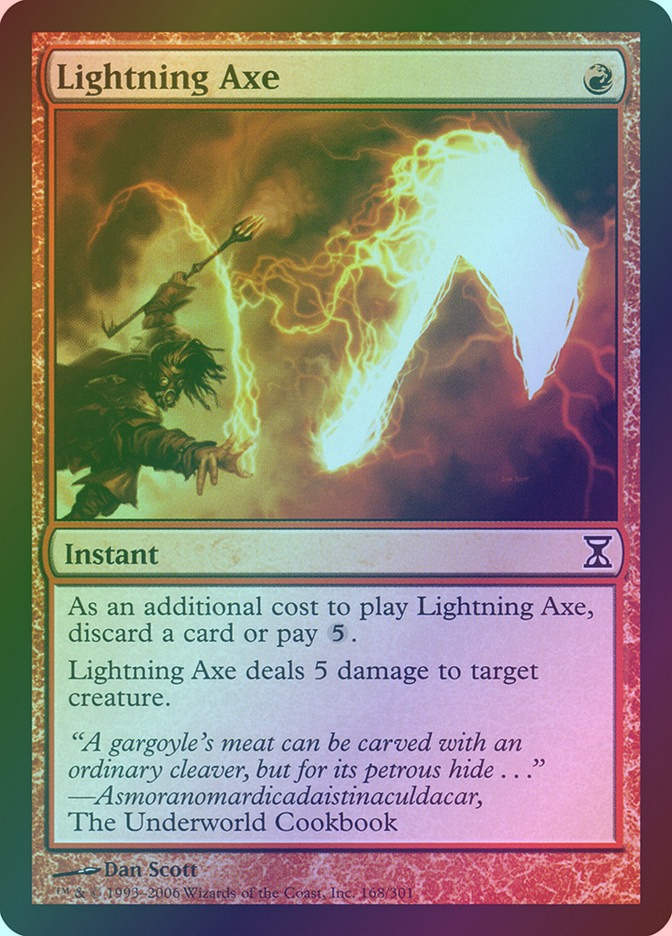 Lightning Axe (TSP) (168) / Foil