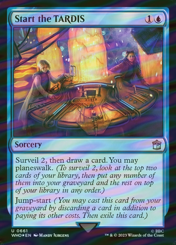 Start the TARDIS (WHO) (661) / Surge Foil