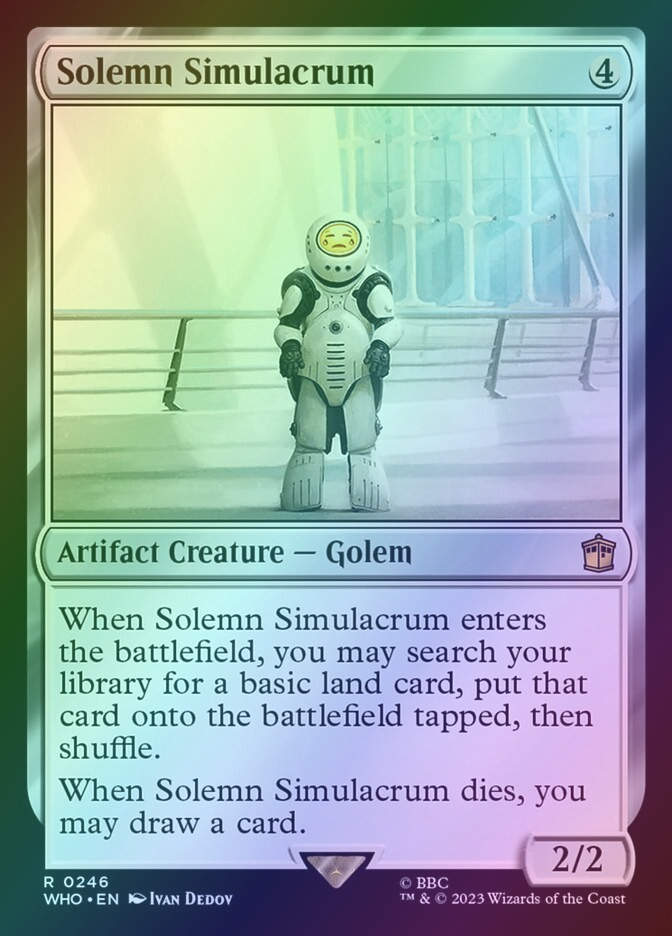Solemn Simulacrum (WHO) (246) / Foil