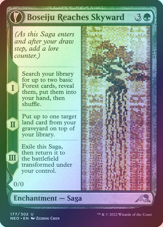 Boseiju Reaches Skyward // Branch of Boseiju (NEO) (177) / Foil