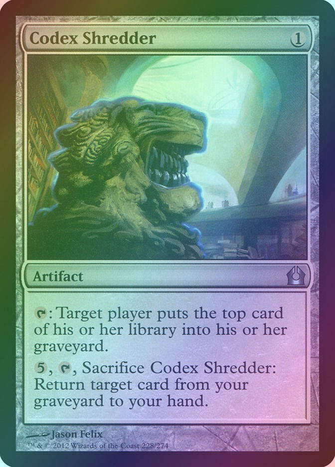 Codex Shredder (RTR) (228) / Foil