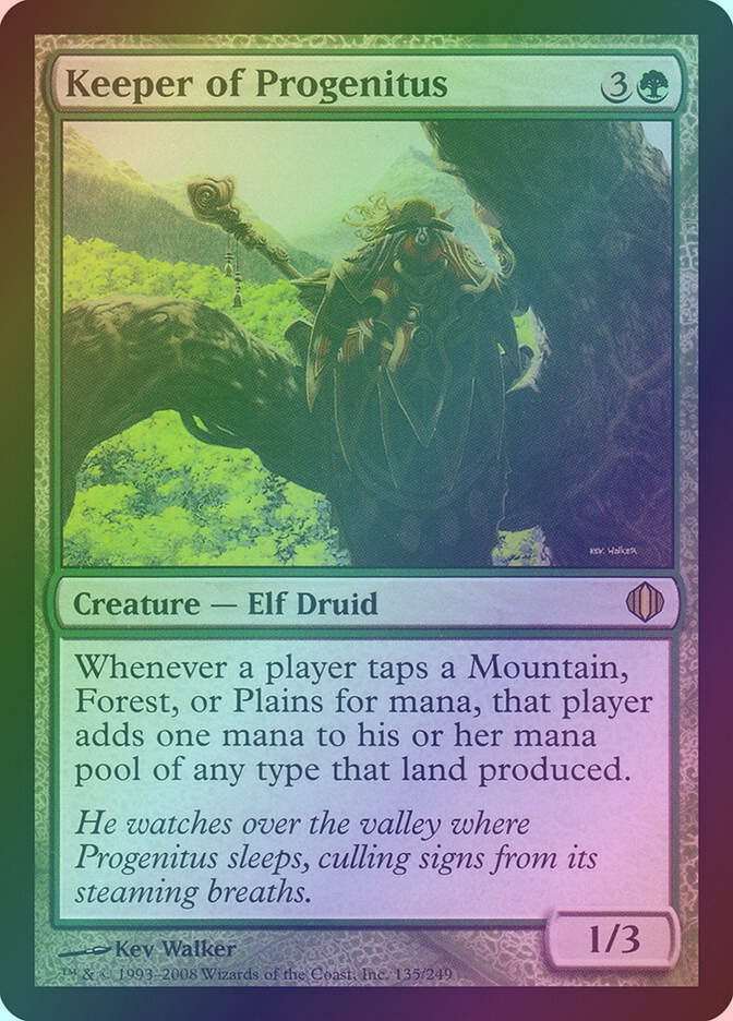 Keeper of Progenitus (ALA) (135) / Foil