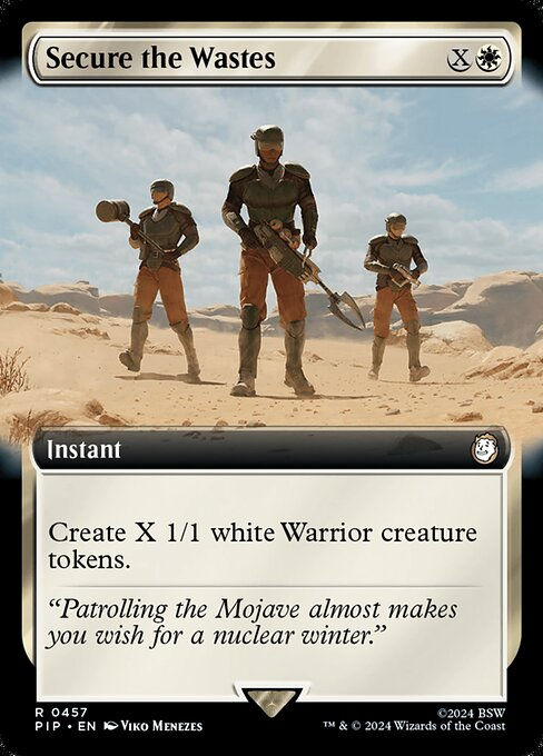Secure the Wastes (pip) (457) / Extended Art