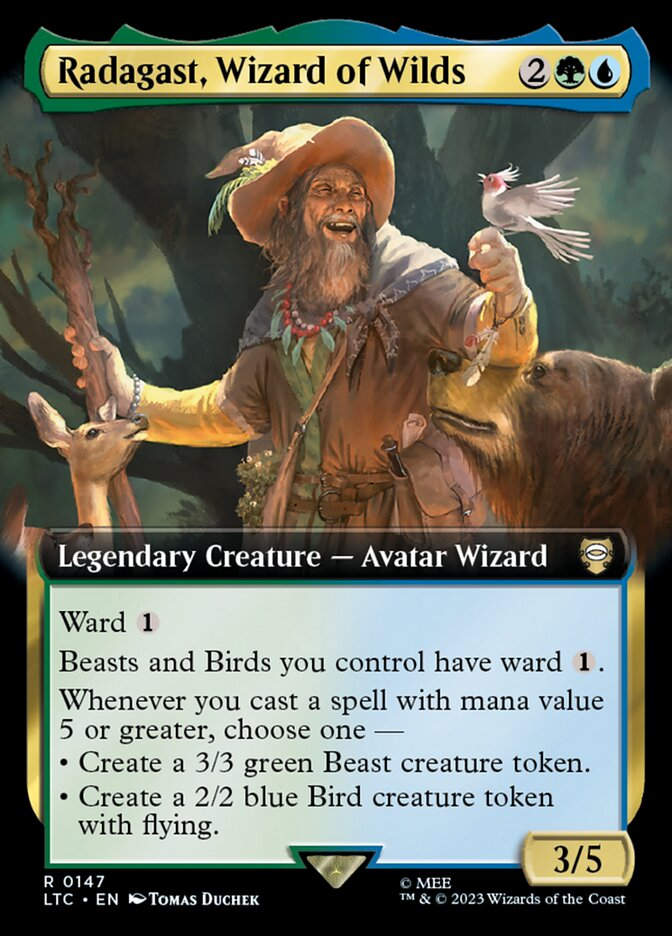 Radagast, Wizard of Wilds (LTC) (147) / Extended Art